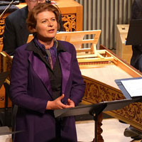 Diana Moore with the Philharmonia Baroque Orchestra